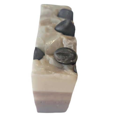 Top View of Vanilla Bean Coffee Soap